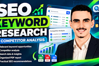 do SEO keyword research and competitor analysis
