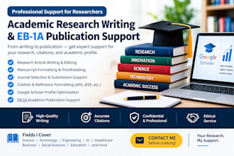 scopus research articles google scholar citations  eb1a support
