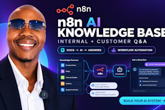 automate n8n ai support agent with rag, whatsapp and CRM handoff