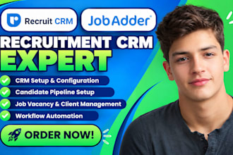 setup recruit crm jobadder recruitment crm candidate pipeline workflows