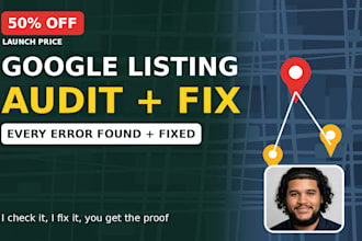 audit and fix your google business listing