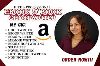ghostwrite a well researched nonfiction ebook