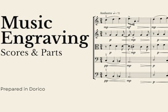 engrave your sheet music and prepare instrumental parts