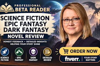 beta read science fiction epic fantasy dark fantasy novel review beta reader