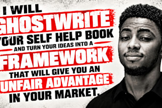 ghostwrite your self help, personal development book and ebook