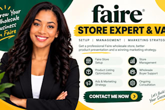 be your faire wholesale store manager setup faire store setup marketing strategy