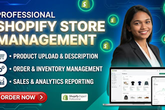 be shopify cro virtual assistant store manager marketer ecommerce marketing