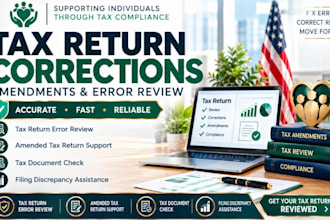 help correct tax return errors and prepare amended tax returns