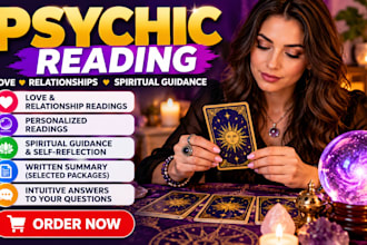 provide an intuitive psychic love reading and relationship guidance