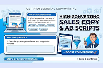 write high converting sales copywriting ad copy and email copy