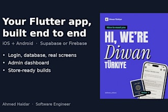 build your flutter mobile app with a secure backend and database