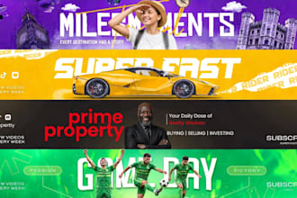create excellent banners for your channels