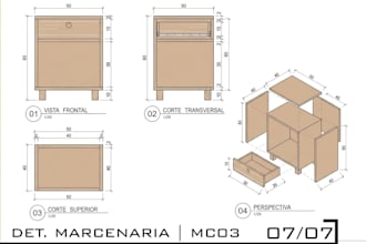create DIY furniture wooden project plan and woodworking drawings with cutlist