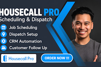 setup housecall pro scheduling housecall pro dispatch crm automation