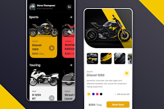 develop a bike rental, delivery and rider management platform