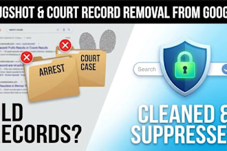 remove mugshots court record arrest details negative link using gefy tools