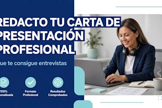 redactar una carta de presentación profesional