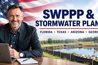 design swppp, drainage and erosion control plans for texas florida georgia nc