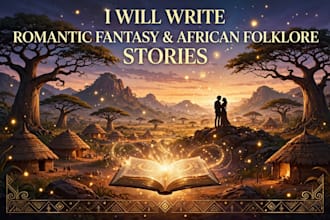 write fantasy, romance and african short story