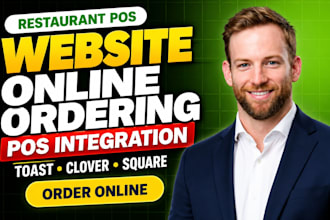 build a restaurant website with toast clover and square pos integration