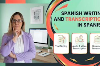 write, edit, and transcribe your spanish text
