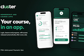 build a membership course app for your online course or fitness program