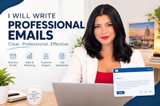 write professional emails to your needs