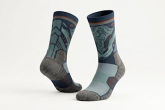 render 3d socks design, 3d socks render, socks textile design, 3d gloves render