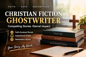 ghostwrite christian fiction and faith based stories