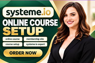 set up your systeme io online course membership and student portal