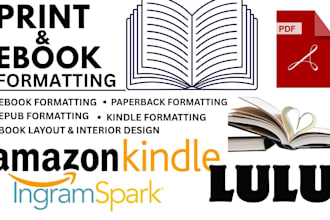 do ebook formatting and amazon kpd