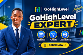 gohighlevel sales funnel, website, and CRM automation