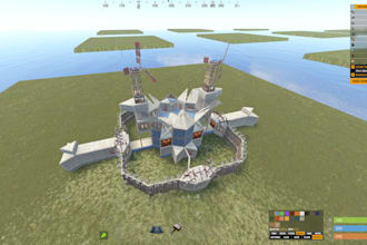 build your rust base and teach you the building techniques