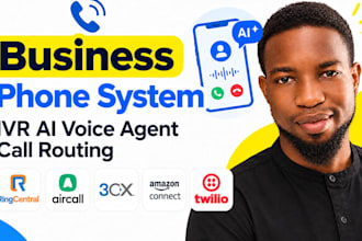 setup ringcentral aircall 3cx quo amazon connect twilio ivr ai receptionist