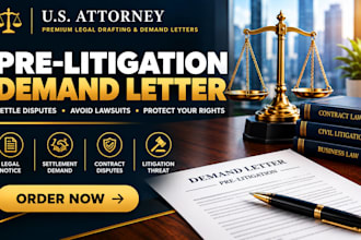 draft a payment dispute demand letter before litigation