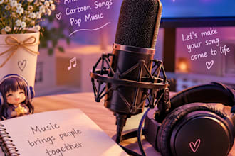 arabic, anime and cartoon song vocals