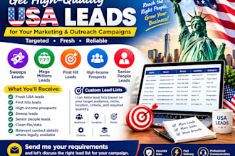 profitable USA leads, mega million leads, first hit leads, take sweep leads