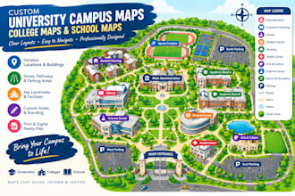 design university campus maps college maps and school maps