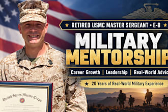 provide military career advice leadership coaching and mentorship