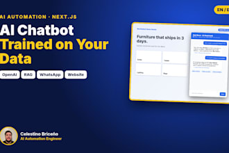 build a custom ai chatbot trained on your data with openai and rag