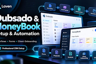 setup dubsado crm and honeybook workflow automation
