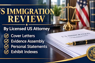 draft and edit your US immigration personal history statement or waiver letter