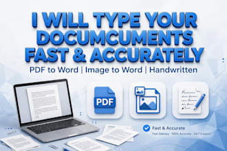 type your pdf and handwriting notes to word fast and accurately