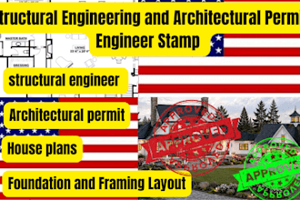 structural engineering and architectural permit engineer stamp