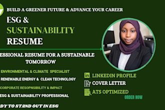write ats optimized esg sustainability