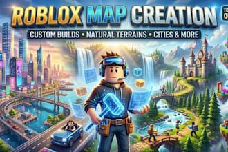 design and build custom roblox worlds, terrains, and maps