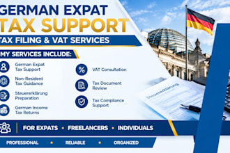 germany expat tax help non resident tax vat steuererklarung german tax filling