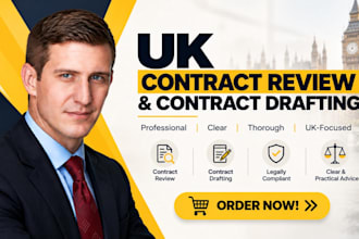 do professional UK contract review and contract drafting as a UK solicitor