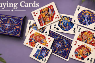 design custom playing cards and poker cards with unique artwork