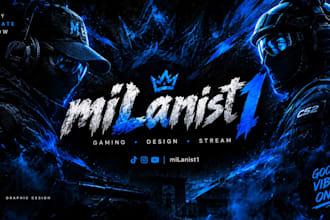design a modern gaming banner
